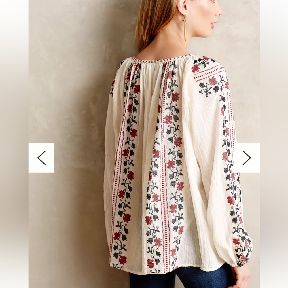 Anthropologie Colentina Peasant Blouse XS - Picture 2 of 5